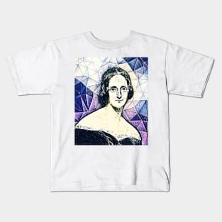 Mary Shelley Portrait | Mary Shelly Artwork 13 Kids T-Shirt